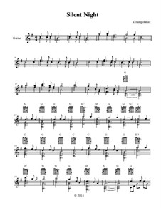 Guitar version: Для одного исполнителя by Франц Ксавьер Грубер