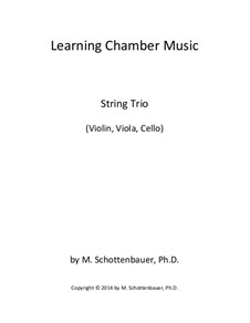 Learning Chamber Music: String trio by Michele Schottenbauer