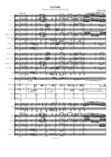 La Folia (Symphonic variations on a theme by Corelli): La Folia (Symphonic variations on a theme by Corelli) by Jordan Grigg