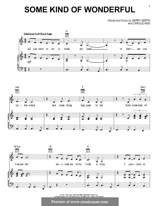 Some Kind of Wonderful (Toploader): Для голоса и фортепиано (или гитары) by John Ellison