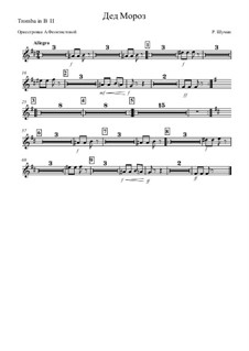 No.12 Дед Мороз: Оркестровка – партия второй трубы by Роберт Шуман