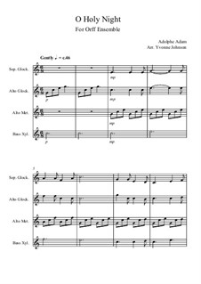 Instrumental version: For orff ensemble by Адольф Адам