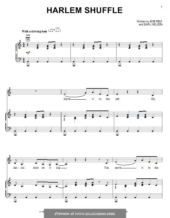 Harlem Shuffle: Для голоса и фортепиано (или гитары) by Bob Relf, Earl Nelson