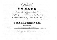 Фортепианная соната ля минор, Op.48: Фортепианная соната ля минор by Фридрих Калькбреннер