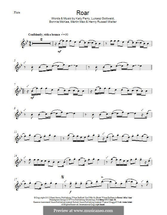 Instrumental version: Для флейты by Bonnie McKee, Katy Perry, Lukas Gottwald, Max Martin, Henry Russell Walter