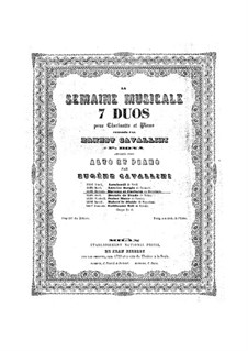 La Semaine Musicale. Mercredi. Horaces et Curiaces de Mercadante: La Semaine Musicale. Mercredi. Horaces et Curiaces de Mercadante by Паскуале Бона