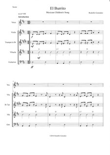 El Burrito: For mariachi by folklore