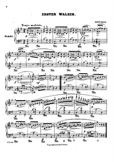 Песни и танцы, Op.33: No.7-8 Waltzes by Адольф Йенсен