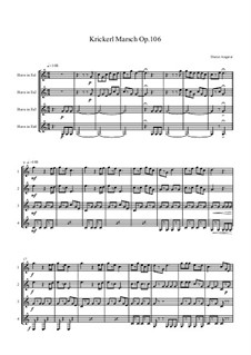 Krickerl Marsch 4 Pfc Es, Op.106: Krickerl Marsch 4 Pfc Es by Dieter Angerer