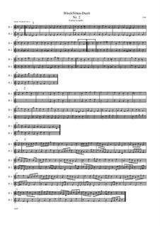 Blockflöten-Duett Nr.2: Blockflöten-Duett Nr.2 by Friedrich Gross