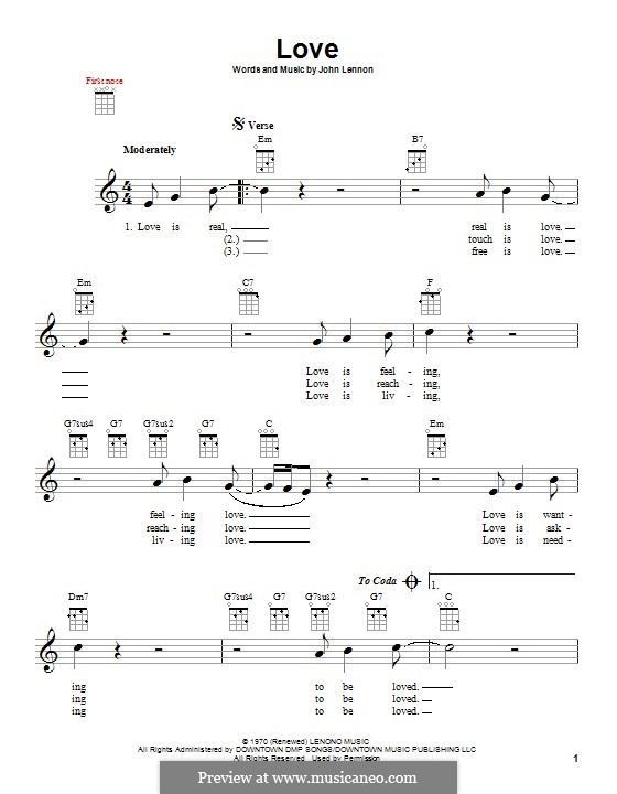 Love: Для укулеле by John Lennon