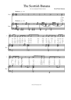 No.6 The Scottish banana: Для голоса и фортепиано by Дэвид Соломонс