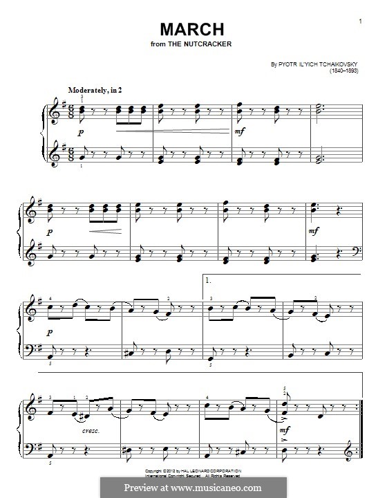 No.2 Марш: Для фортепиано by Петр Чайковский