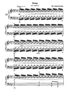 No.11: Для фортепиано by Иоганн Фридрих Бургмюллер