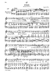 Alinde, D.904 Op.81 No.1: Для низкого голоса и фортепиано by Франц Шуберт