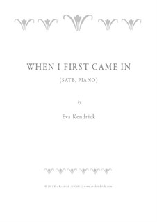 When I First Came In: When I First Came In by Eva Kendrick
