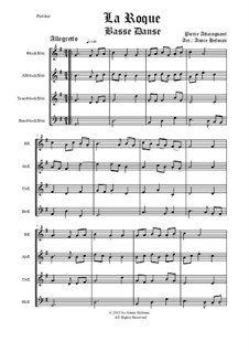 La roque: For quartet recorder by Пьер Аттеньян
