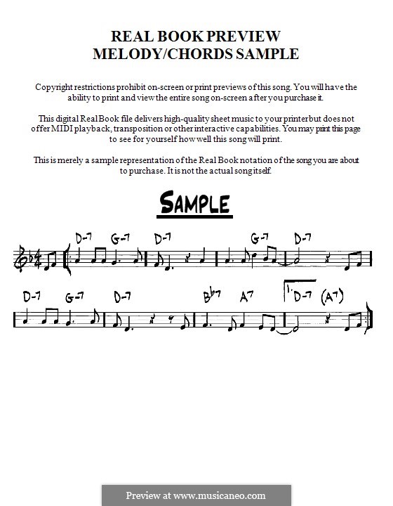 Look to the Rainbow: For instrument in E Flat by Burton Lane