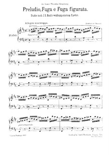 An die Jugend (To Youth), BV 254: Book II. Preludio, Fuga e Fuga figurata (by Bach) by Ферруччо Бузони