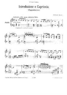 An die Jugend (To Youth), BV 254: Тетрадь IV. Интродукция, Каприччио и Эпилог by Ферруччо Бузони