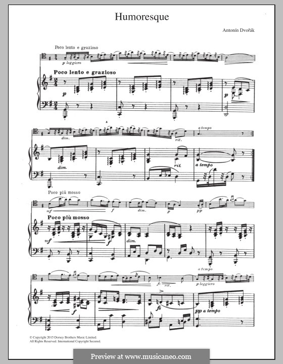 No.7 in G Flat Major (Printable scores): Для виолончели и фортепиано by Антонин Дворжак