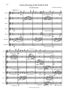 The grass is growing: For flute choir by Дэвид Соломонс