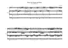 Piece for Oboe and Organ, MVWV 866: Piece for Oboe and Organ by Maurice Verheul