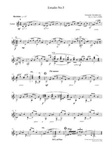 Этюд No.5, Op.11: Этюд No.5 by Александр Ходаковский