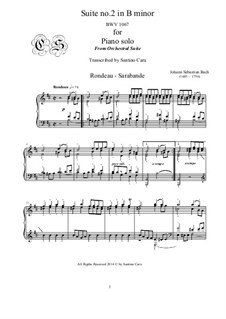 Rondeau and Sarabande: Rondeau and Sarabande by Иоганн Себастьян Бах
