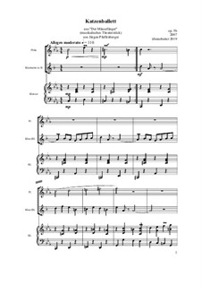 Der Mäusefänger: Katzenballett, Op.05b by Jürgen Pfaffenberger