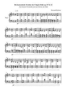 No.12 до минор: Harmonic structure by Фредерик Шопен