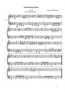 Die Weihnachtsgeschichte nach Charles Dickens: Zwischenspiel lang, Op.01.02 by Jürgen Pfaffenberger