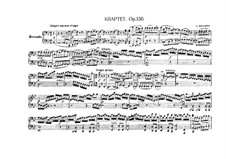 Струнный квартет No.13 си-бемоль мажор, Op.130: Версия для фортепиано в четыре руки by Людвиг ван Бетховен