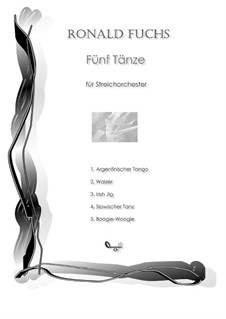Fünf Tänze für Streichorchester: Nr.3 Irish Jig by Ronald Fuchs