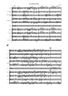 Admetus, King of Thessaly, HWV 22: La Gloria Sola, score and parts by Георг Фридрих Гендель