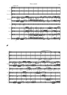 Admetus, King of Thessaly, HWV 22: Ah si moro, score and parts by Георг Фридрих Гендель