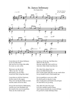 Больница святого Джеймса: Для гитары by folklore