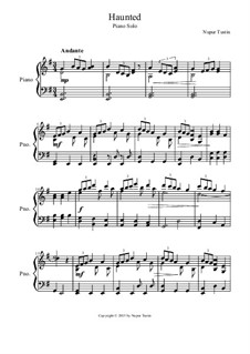 Haunted: A Piano Solo: Haunted: A Piano Solo by Nupur Tustin