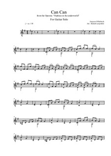 Канкан: Для гитары by Жак Оффенбах