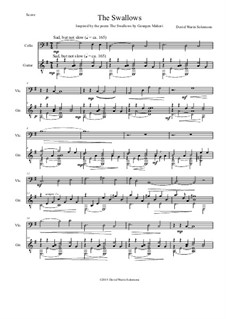 The Swallows: Для виолончели и гитары by Дэвид Соломонс