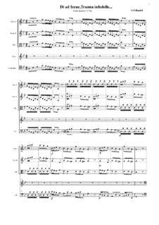Аталанта, HWV 35: Di ad Irene tirana infedele (voice and string orchestra) by Георг Фридрих Гендель