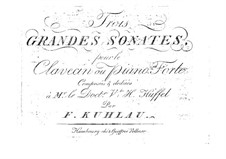 Три сонаты для фортепиано, Op.6a: Сборник by Фридрих Кулау