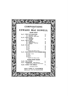 Четыре пьесы, Op.24: Сборник by Эдвард Макдоуэлл