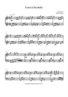 Piano version: Для одного исполнителя by Mykola Leontovych
