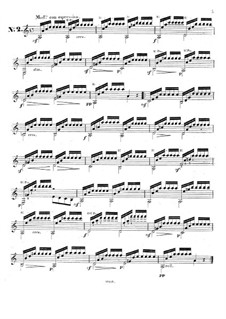 Двадцать пять этюдов для гитары, Op.60: No.2 by Маттео Каркасси