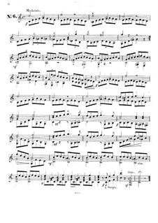 Двадцать пять этюдов для гитары, Op.60: No.6 by Маттео Каркасси