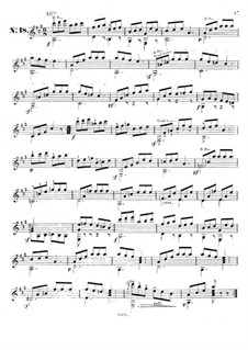 Двадцать пять этюдов для гитары, Op.60: No.18 by Маттео Каркасси