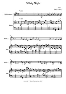 Instrumental version: Score for two performers (in E Flat) by Адольф Адам