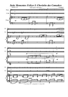 Momentos Felizes Suite: Part I - 'Chorinho das Comadres' - full trio score by Luiz Simas