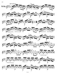 Двадцать пять этюдов для гитары, Op.60: No.25 by Маттео Каркасси